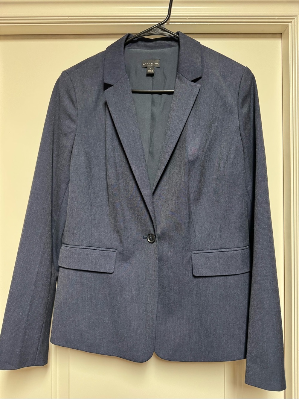Ann Taylor Factory Navy Single-Button Women's Blazer
